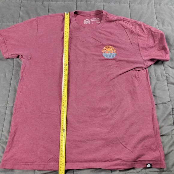 Into The AM Mens 2XL Dark Red Short Sleeve TShirt Los Angeles California Sunrise - Picture 9 of 10